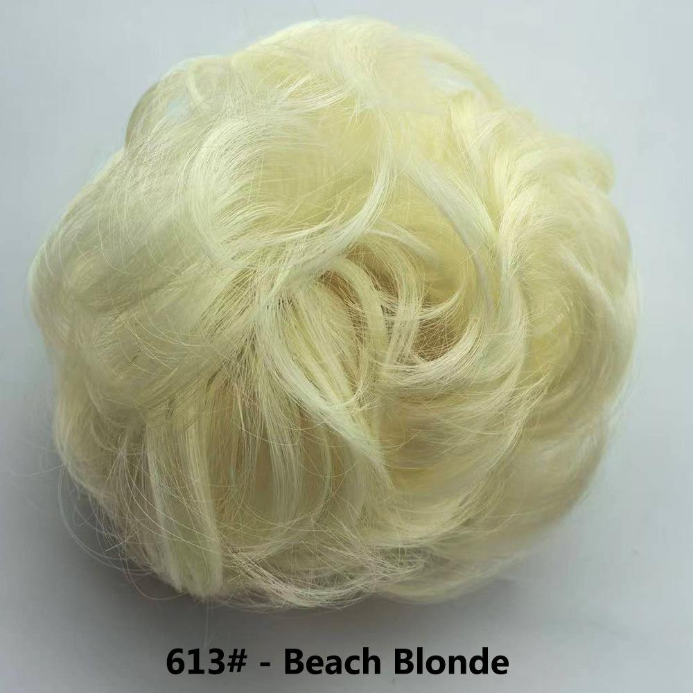 Elastici per Capelli Moda Europei e Americani - Elastici Morbidi e Spettinati per Donne, Accessori per Chignon e Parrucche, Stile Fiore a Bocciolo