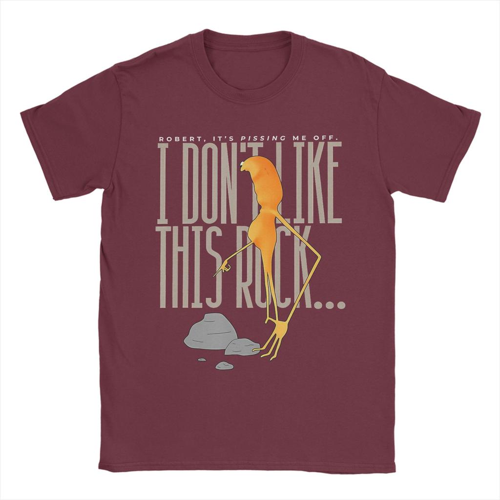 Marcus The Worm I Don't Like This Rock T Shirts for Men Cotton Vintage T-Shirts Crew Neck Tee Shirt Clothes Birthday Gift