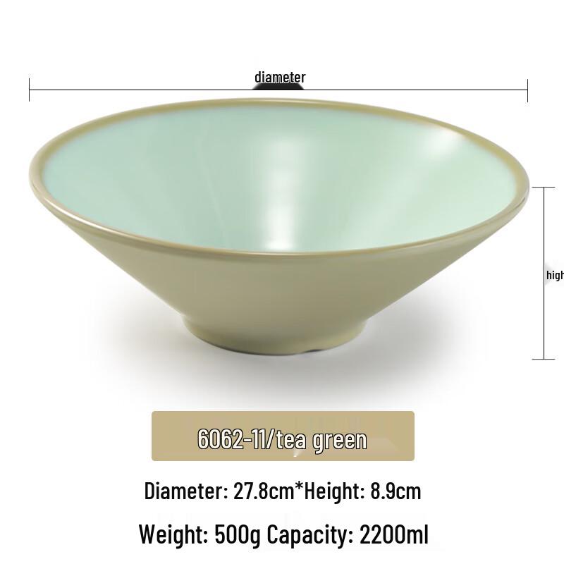 A5 Melamine Conical Noodle Bowl