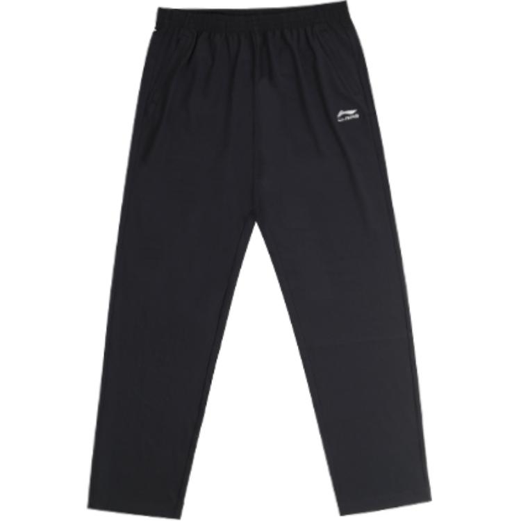 

Li-Ning Дышащие свободные трикотажные спортивные брюки унисекс, черные AYKT745 XL