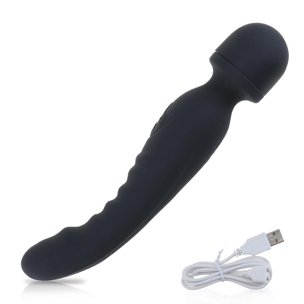 Multi Frequency Vibrator for Women, Fully Charged with Adhesive, Double Shock Heating, Adult Fun AV Masturbation Vibrator for Women