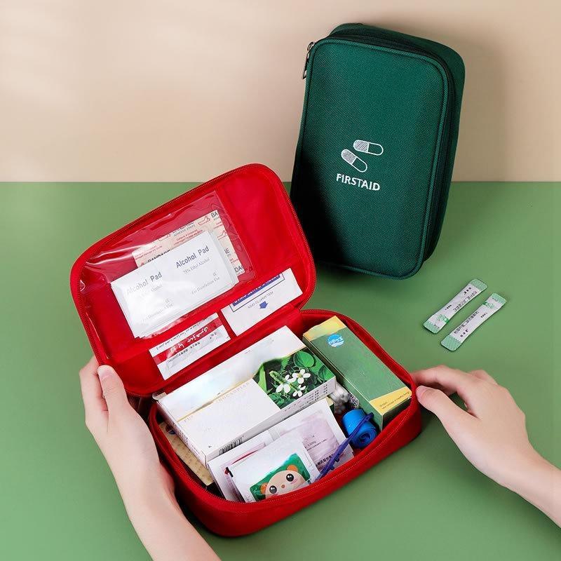 Portable Empty First Aid Kit Medicine Storage Bag Mini Medical Kit Organizer for Travel Sports Pills Management First Aid Bag