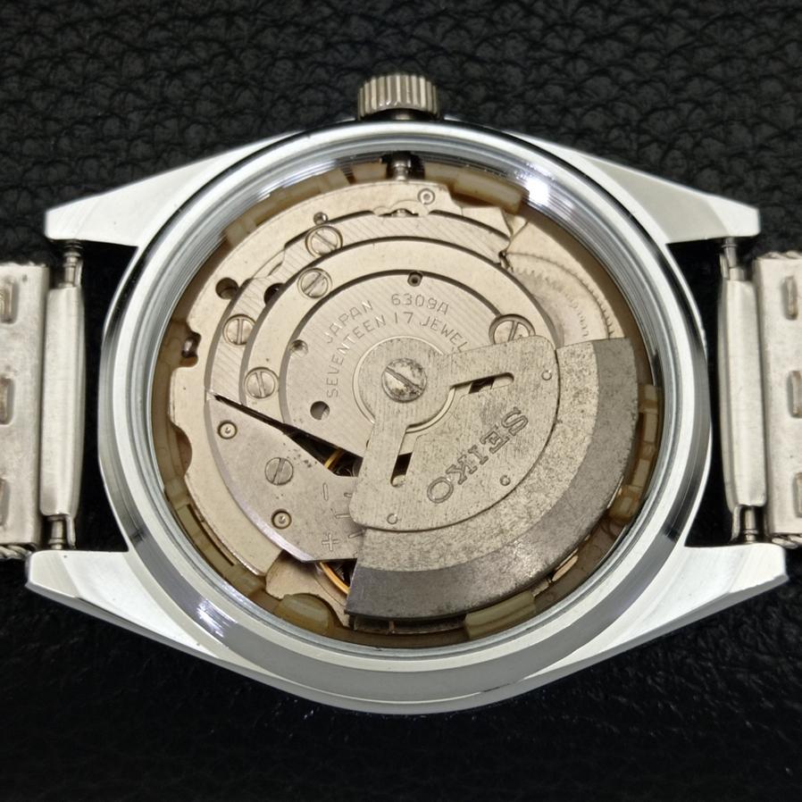 MONTRE AUTOMATIQUE VINTAGE SEIKO 5 JAPON D/D BLANCHE POUR HOMMES REMIS À NEUF 528-a277005-7