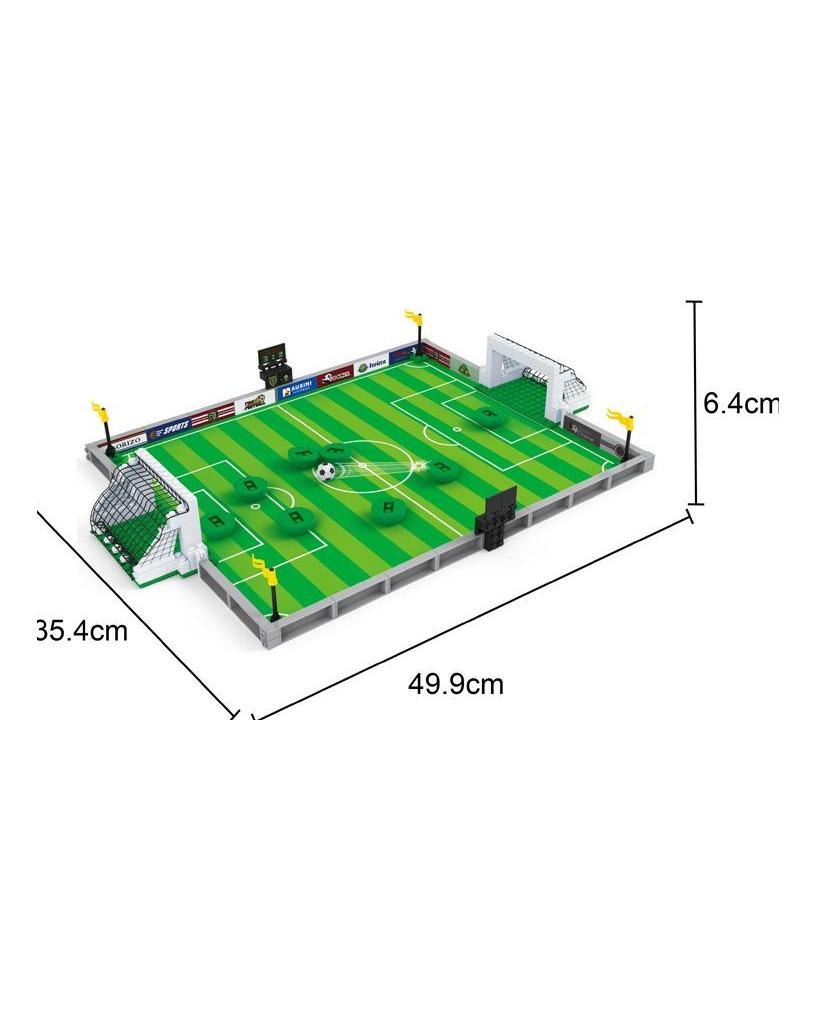 25590 stadion piłkarski klocki puchar świata piłka król konkurs interaktywny rodzic-dziecko zabawki do montażu małych cząstek