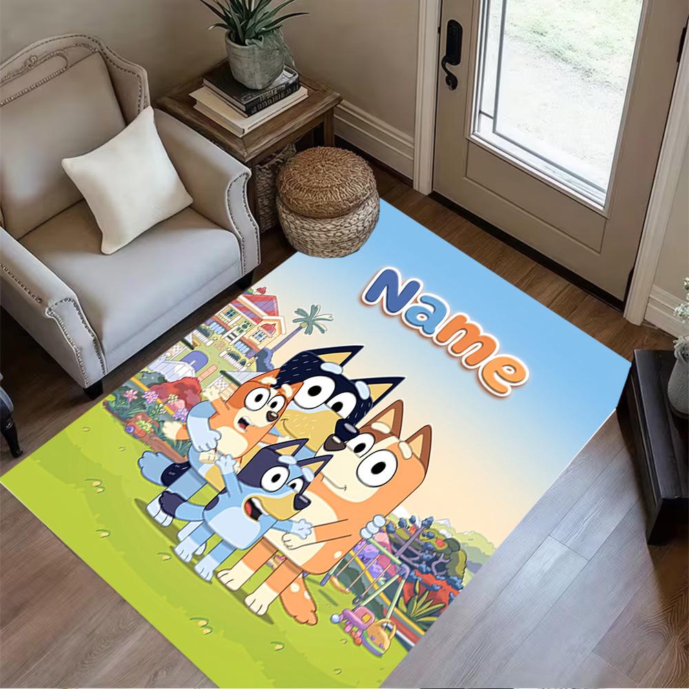 Easter Adventure Customized Name Carpet Suitable for Study room Balcony Game Room Hallway Anti-slip Rug Office home decor
