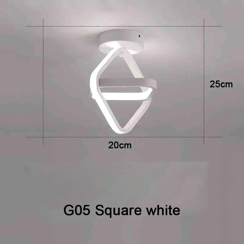 Modern LED Aisle Ceiling Lights Nodic Home Lighting Led Surface Mounted for Bedroom Living Room Corridor Light 3-color Lighting