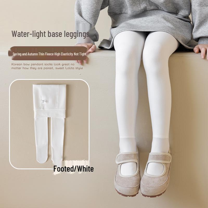 Nude Velvet Thickened Tights: Autumn & Winter Style Girls  Dance Pantyhose L/Height 121-135cm