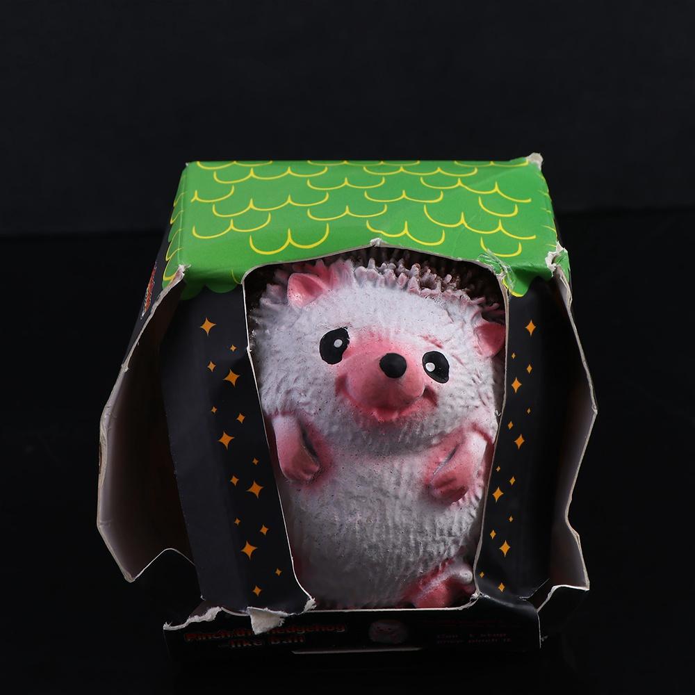 TPR Cartoon Hedgehog Decompression Toys Quick Rebound Fun Christmas