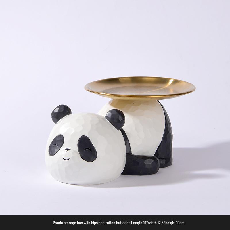 

Піднос для ключів Панда: Нові прикраси для дому для ганку, вітальні, настільного декору, подарунок на новосілля 2235-3 Panda Storage