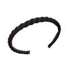 Fabric Braided Hairhoop With AntiSlip Teeth Grip For Face Washing Exercise Strong Hold On Short Hair Styling Hairband