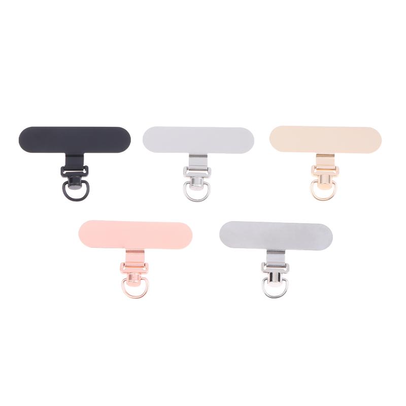 1Pcs Metal Phone Lanyard Gasket Patch Detachable Mobile Phone Rope Card Clip Universal Anti-Lost Phone Strap Holder Adapter