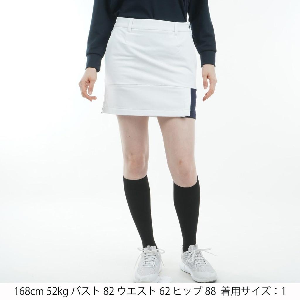 Golf Skirt 1 [New Balance] (Stretch/Water Repellent) / Women's / 012-4234507 030_White [M]