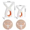 Home Clothes Pegs Rabbit Pattern Beach Towel Clips Quilt Clothes Pin Drying Quilt Clip Fixed Large Windproof Quilt Plastic Clip