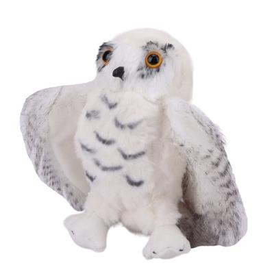 Non-Toxic 20Cm Simulationsuper Soft Trend Snow-White Simulation Animal Hedwig Doll Cute Snow Owl Plush Doll For Children Holiday Gifts