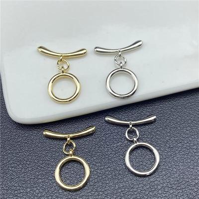 Handmade Crystal Bent Bar IQ Clasp with Zircon Micro Pave Pendant for DIY Jewelry & Wenwan Beading