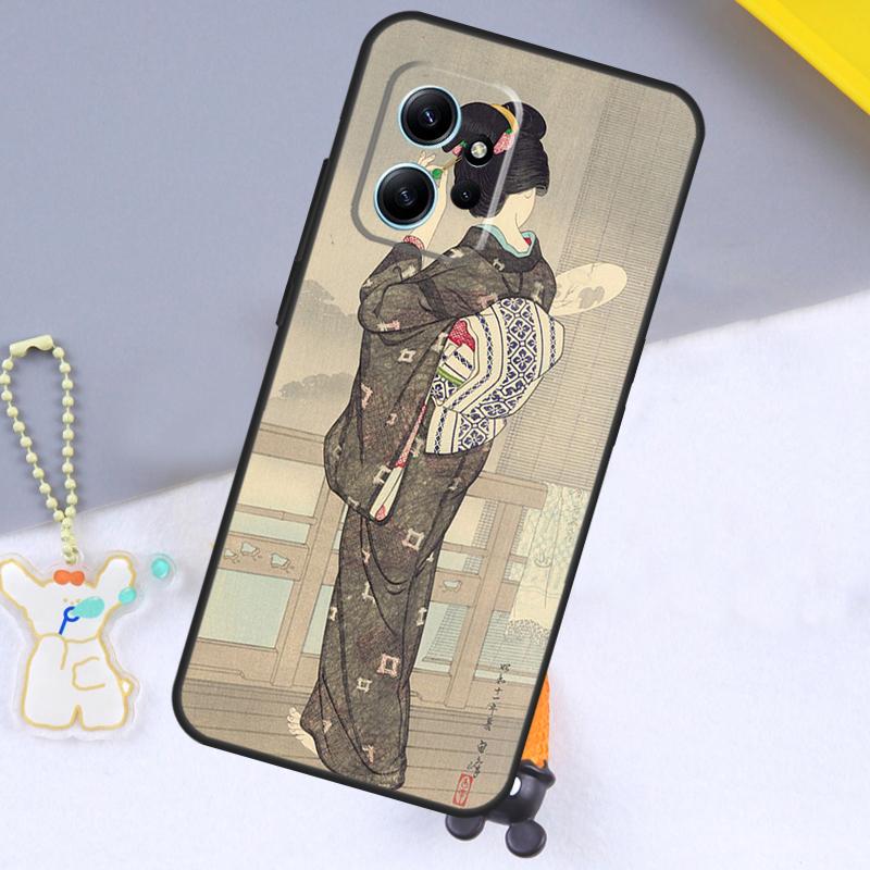 Japanese Art Kimono Tattoo Case For Xiaomi Redmi Note 13 9 10 11 12 14 15 Pro Plus Cover For Redmi 15 C 14C 10C 12C 13C