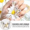 1Bag 3D Nail Charms Butterfly Shaped Nail Rhinestones for Women Elegant DIY Nails Art Decoration Accessories