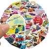 10/30/50pcs  Cars Lightning Mcqueen Cartoon Graffiti Stickers Anime Decals Toys Cool DIY Skateboard Phone Stationery