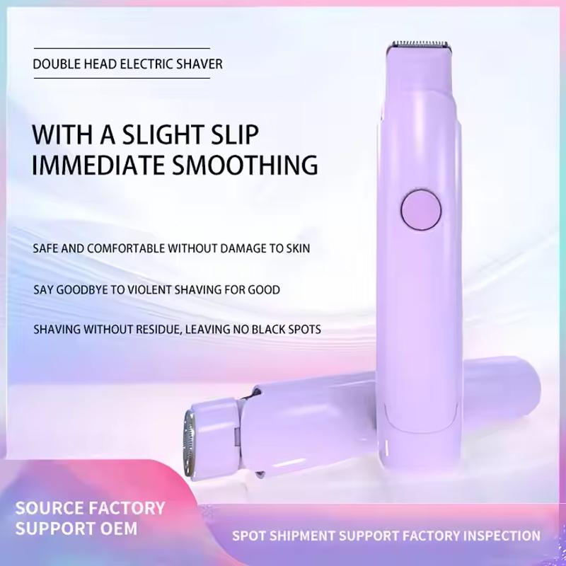Two-in-one Electric Shaver, Women's Rechargeable Laser Hair Removal Machine, Hair Trimmer, Household Hair Removal Tool
