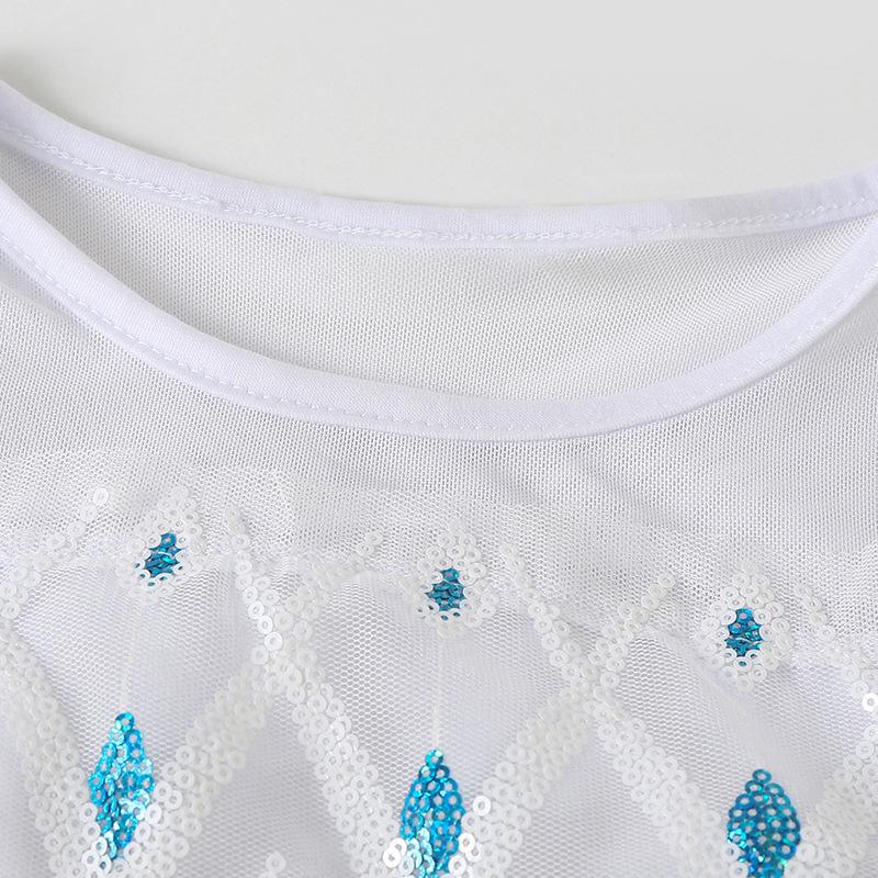 Elsa Princess Cosplay Performance Dress for Girls