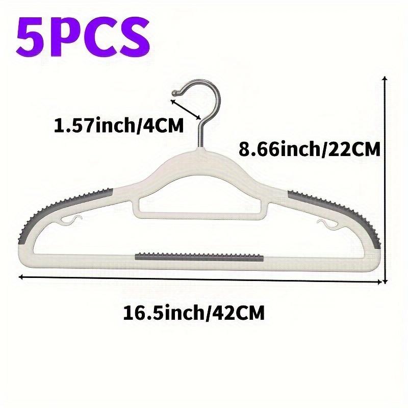 5/10/20 Pieces of Anti Slip Design Hangers, Seamless Hangers, Sturdy and Durable Heavy-duty Jackets, Durable Hangers