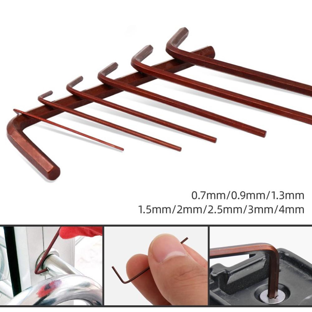 Set de chei hexagonale mici, versatile și puternice, de 8 buc pentru întreținere de precizie