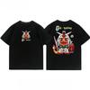 Pokemon Gundam Collaboration Anime Shortsleeved Top Summer Tshirt for Both Men and Women