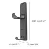 Game Console Side Hanger for Controller & Headset Side Mount Holder Organizer for PS5 Slim Side Hanging Storage Bracket