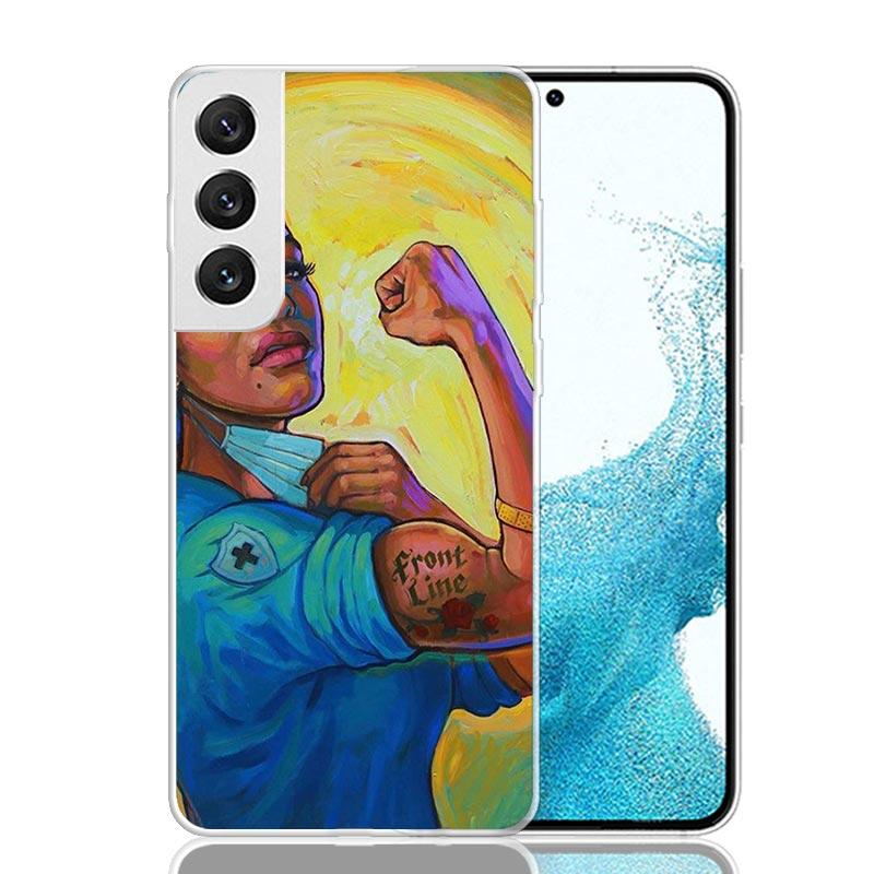 Medizin Pflegekraft Arzt Handyhülle Für Samsung Galaxy S25 S24 S23 S22 S21 FE S20 Ultra S10 Plus Kunst Personalisierte Coque Capa S24 S23