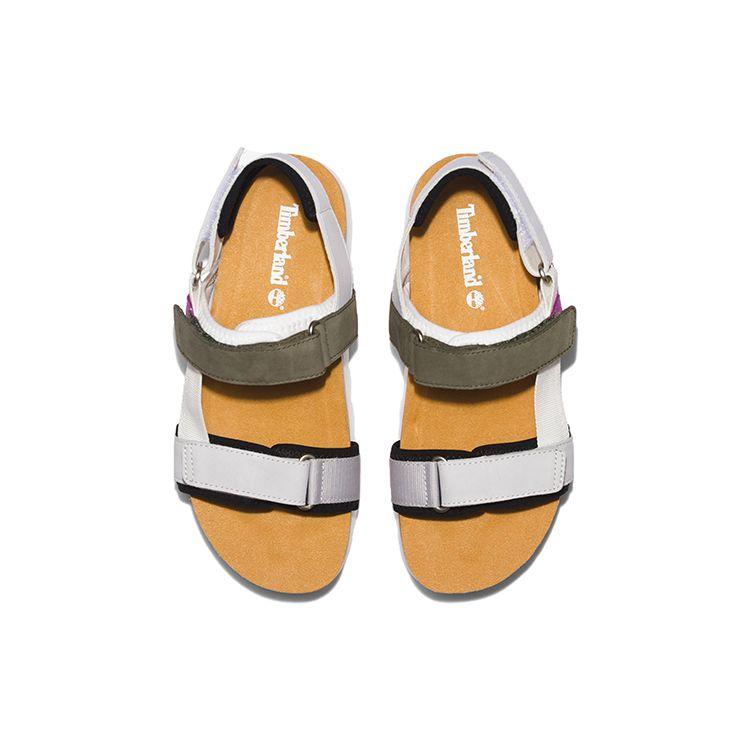 Timberland Santa Monica Sunrise Casual Sports Sandals Women Sandals White Purple A422QL96