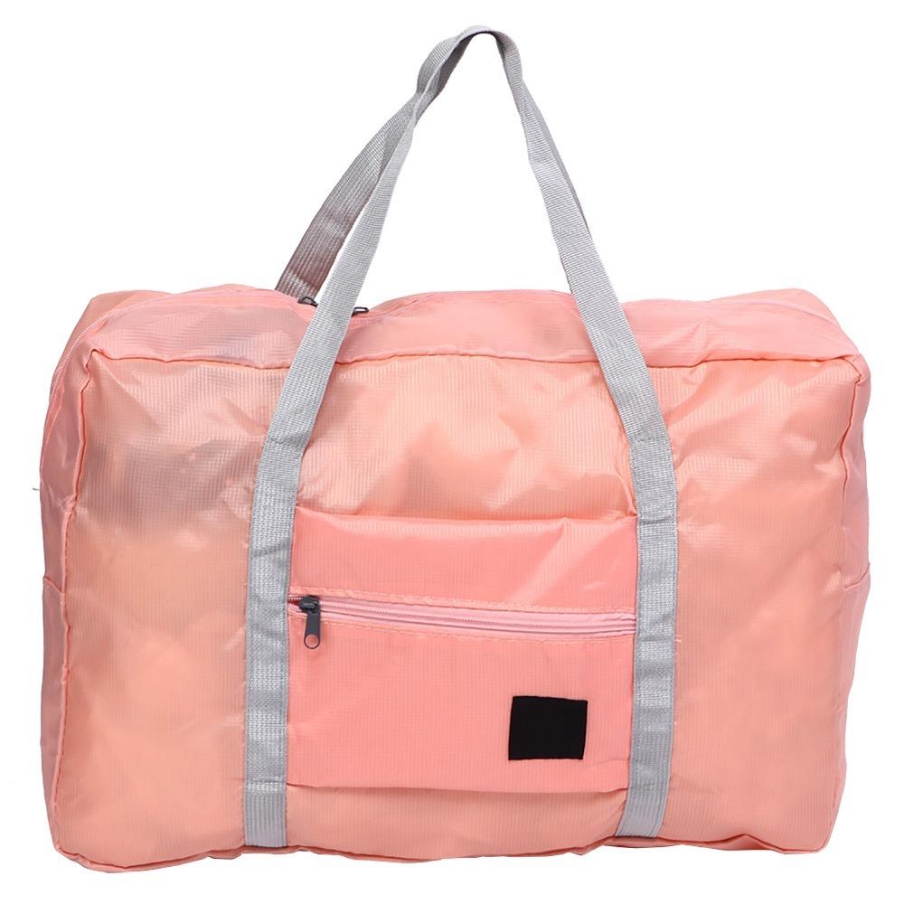 Travel Organizer Large Capacity Duffle Bag Foldable Waterproof Travel Luggage Pink Dark Blue Foldable Travel Bag Clothes Storage