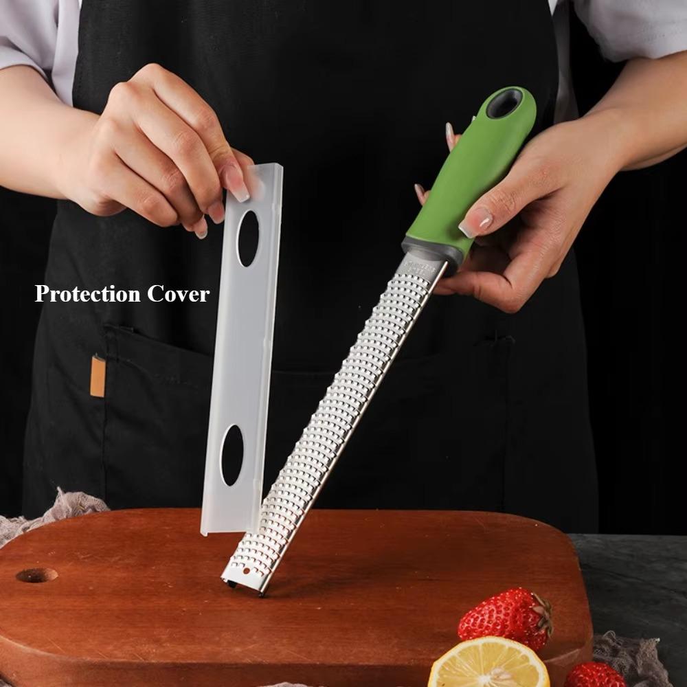 Stainless Steel Cheese Grater Multi Functional Handheld Labor-saving Food Grinder Rust Proof Chocolate Lemon Peel Handle Grinder