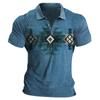 Men's Golf Shirt Casual Sports V Neck Ribbed Collar Short Sleeve Fashion Casual Solid Color Plain Spring & Summer Regular Fit