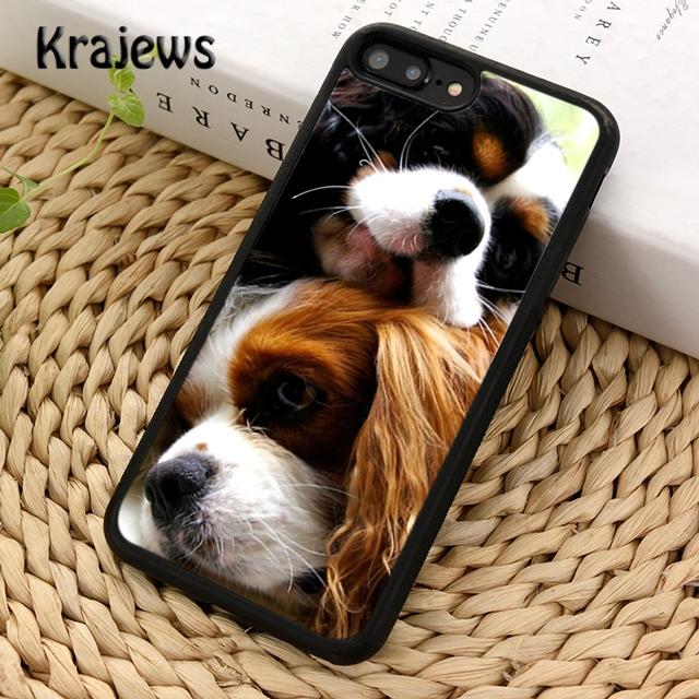 Krajews Cavalier King Charles Spaniel Dog Phone Case For iPhone 17 Air 16 15 14 plus 11 12 13 pro max coque Fundas