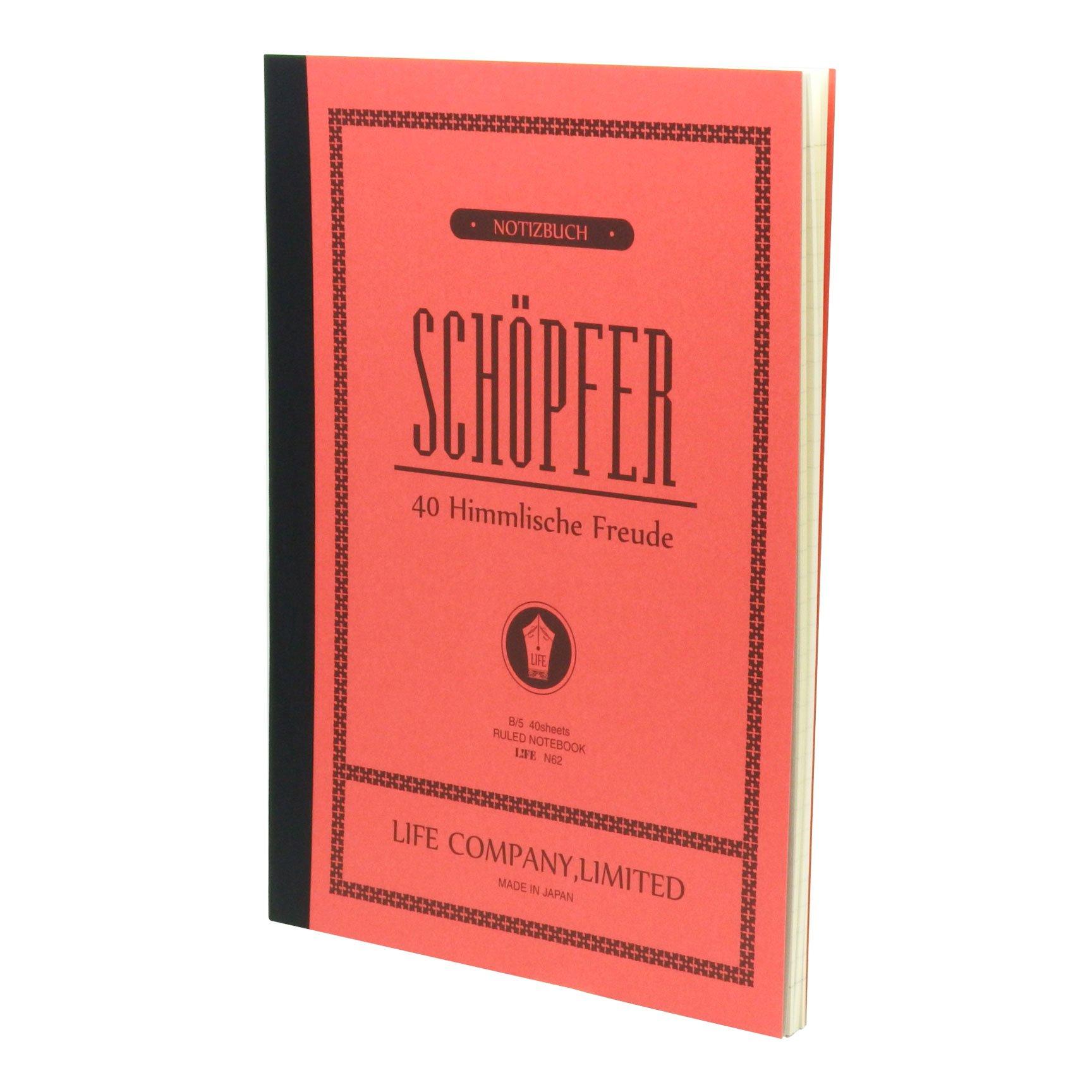 Life Notebook Schepfer B5 Horizontal Ruled N62 белый
