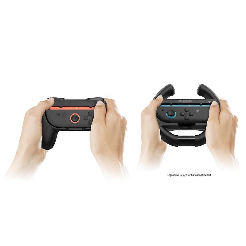 DOBE TNS-5109 For Nintendo Switch 2 4 in 1 Left Right Joy-Con Controller Racing Wheel Grip Handle Se