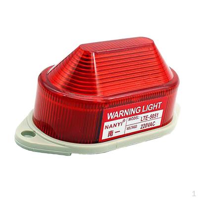 LED Rouge Clignotante Stroboscopique Signal Avertissement Lumière Lampe Beon Anti-Poussière et Étanche