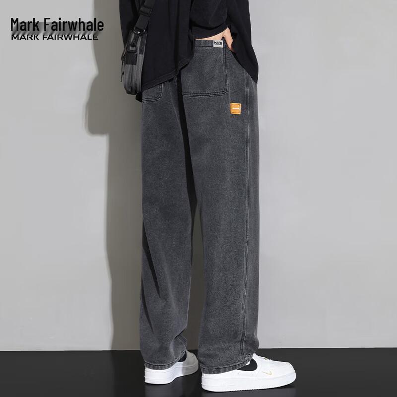 

Mark Hua Fei Men s American Retro Loose Straight Jeans 2XL