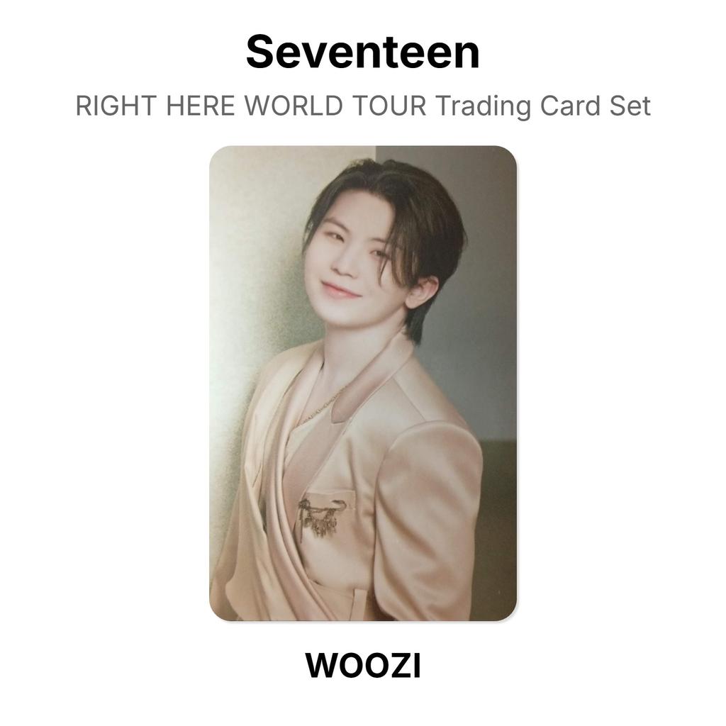 Seventeen RIGHT HERE WORLD TOUR Trading Card Set Official Photocard