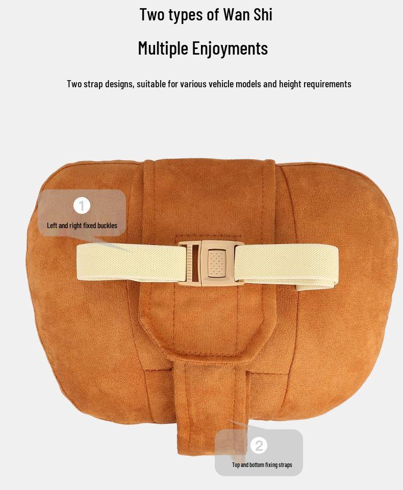 Car Headrest Pillow: S-Class Maybach Mercedes-Benz BMW Seat Lumbar & Neck Support