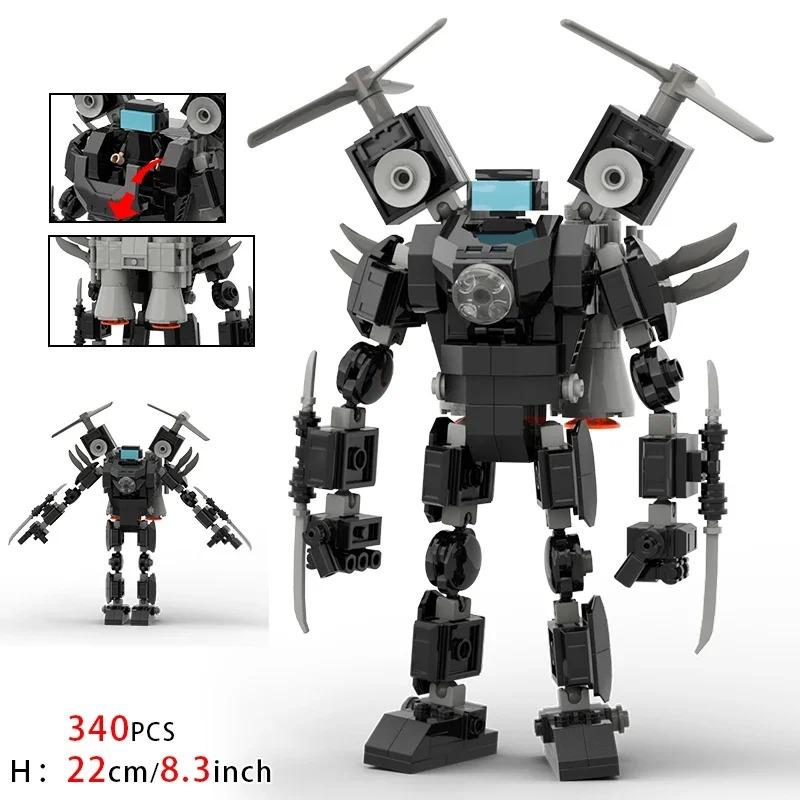 MOC Skibidi Toilet Stavebnice Pro Děti Titan Cameraman Speakerman Model Klasické Hračky Pro Kluky Narozeninové Vánoční Dárky