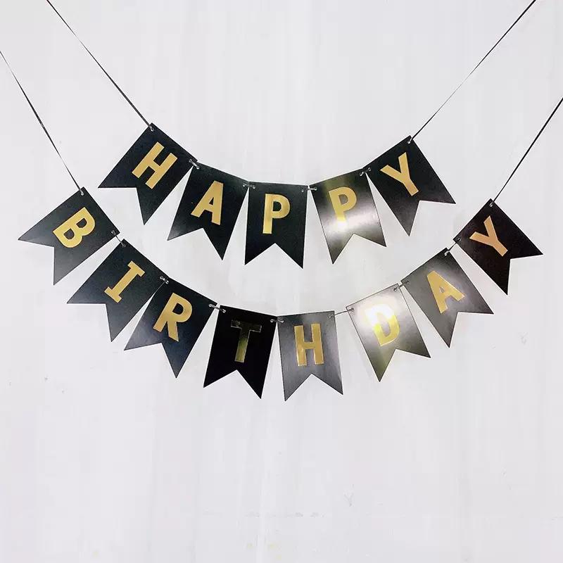 Valentine's Day Bilingual Fishtail Banner: Birthday, Proposal, Confession, Decorative Hanging Flag