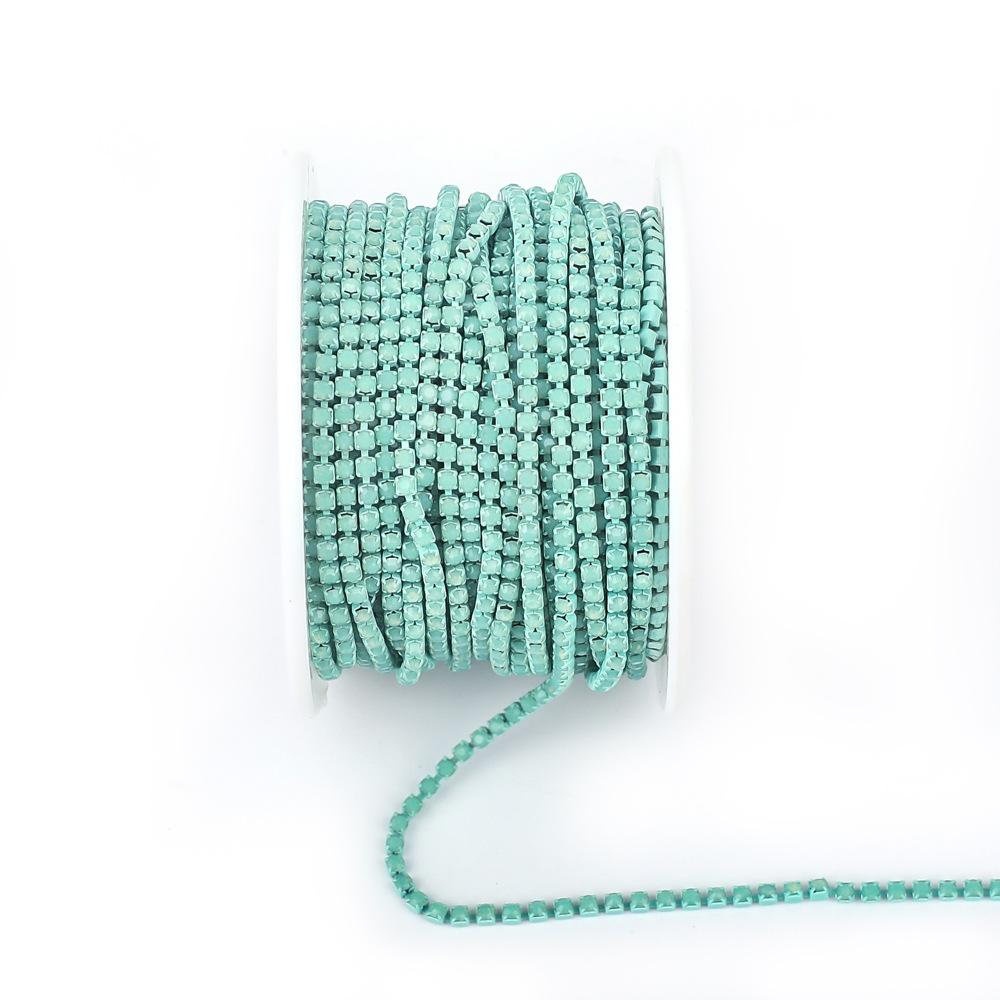 Weichen Specializes In Protein Color Electrophoresis Claw Chain Ceramic Single Row Rhinestone Chain Diy Jewelry Accessories Clothing Accessories