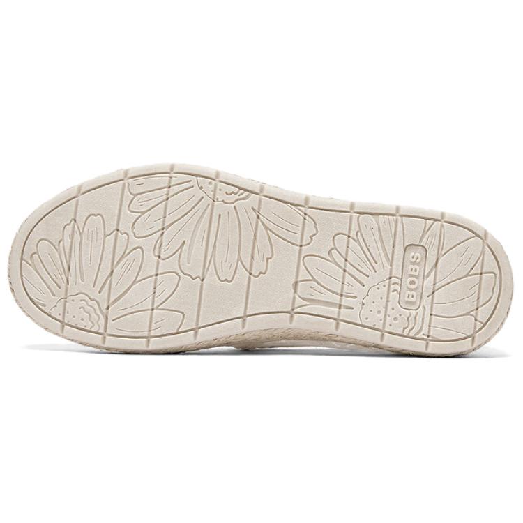 Skechers Bobs Comfortable Soft Flat Mary Jane Shoes Women Shoes White 114046-WHT