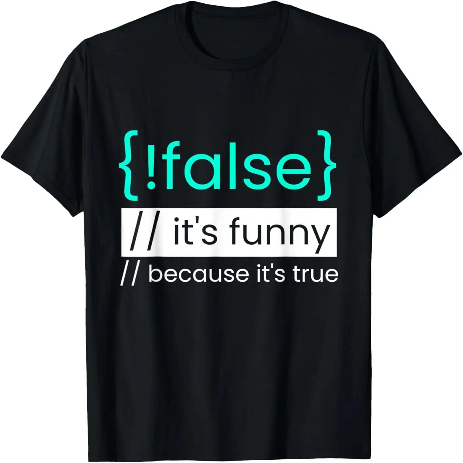 !Неверно - Футболка с надписью для программиста, компьютерного ученого, IT-гика S