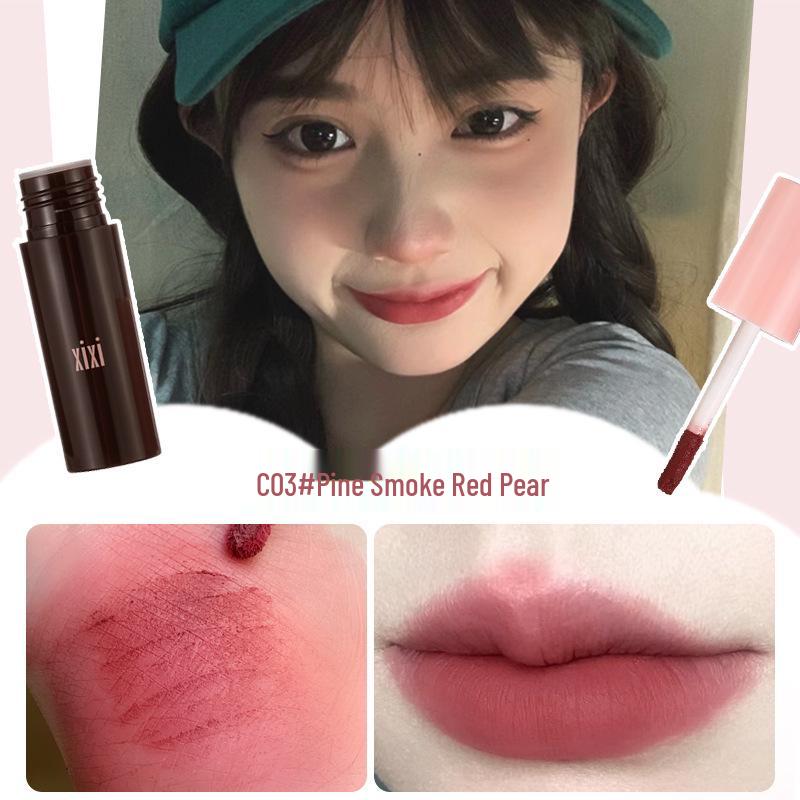 XiXi Fluffy Matte Lip Mud: Silky smooth, creamy mousse texture that hides lip lines and brightens complexion for everyday wear.