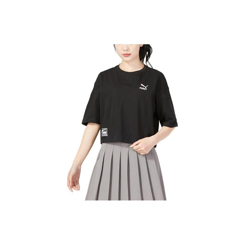 

New PUMA T Shirts Women s Black 623253-01 S