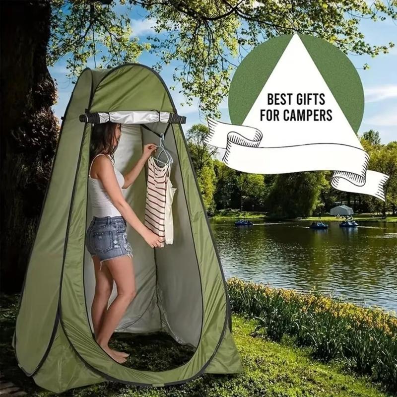 Portable Camping Beach Shower Toilet Changing Tent Outdoor Mobile Toilet Fishing Photography Tent Sun Rain Shelter Privacy Shelt