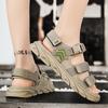Men's thick soled outdoor beach shoes summer breathable soft soled casual sandals fashion student slippers male walking sandals