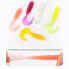 20Pcs Soft Fishing Lure Metal Jig Head Fishing Hooks Realistic Design Bright Color Artificial Bait Worm Lure Fishing Accessories